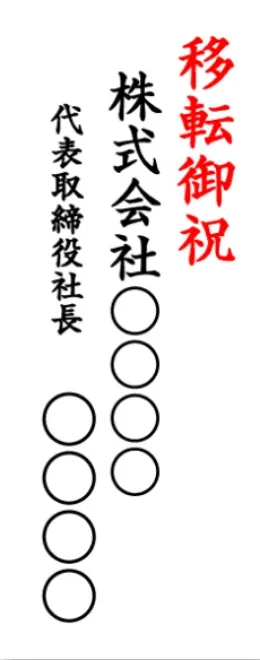 名札の書き方見本