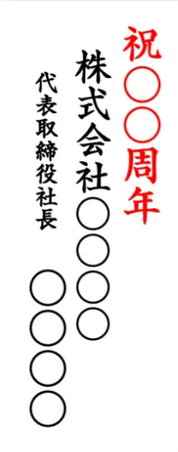 名札の書き方見本