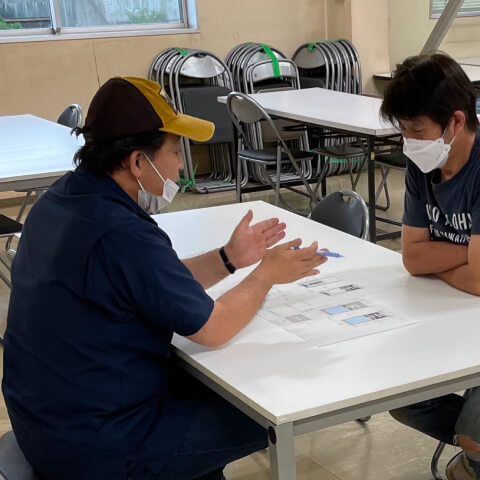 打合せの様子